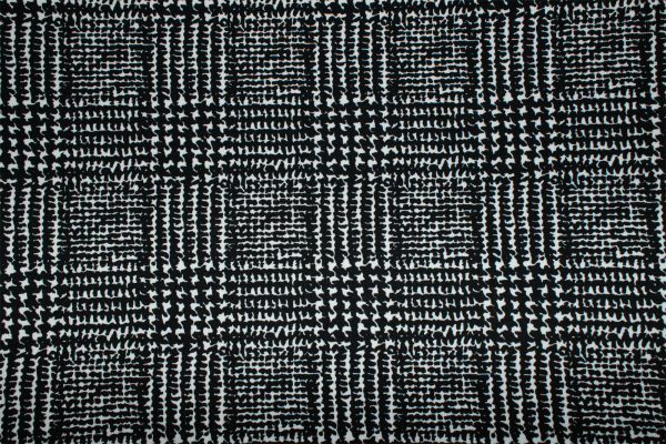 Sweat Karo schwarz/ weiß (10 cm)